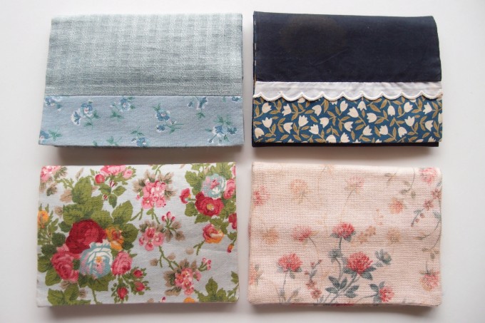 だいぶ前に作ったティッシュケース2種類