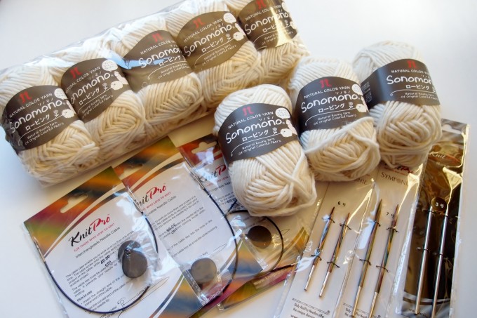 knitpro の輪針やコードなどをまたまた購入しました。編み物熱がさらに過熱しそうです^^