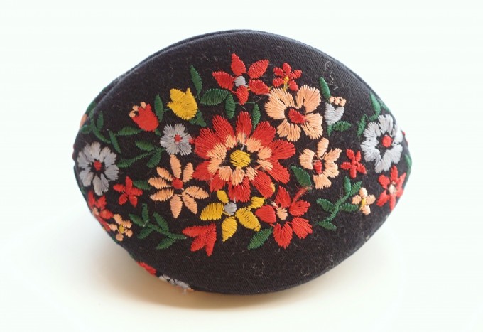 昔着ていた子供服をリメイクして、貝の口を作りました！