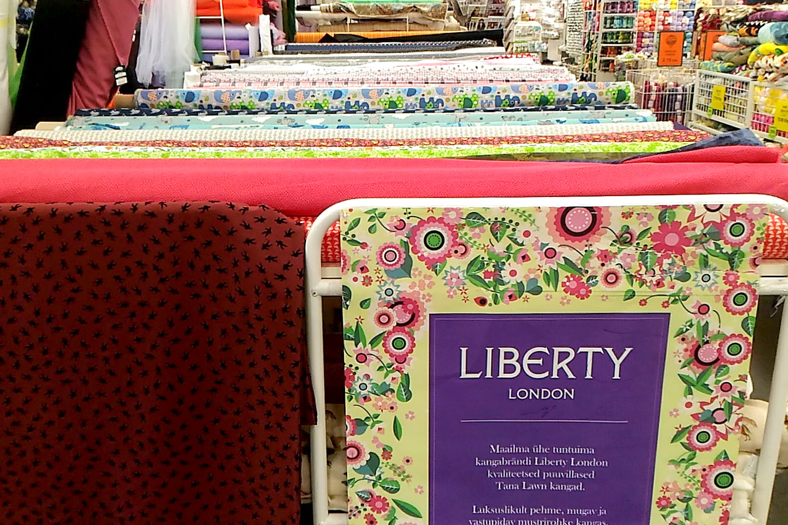 【エストニア】Abakhan Fabrics ーバルト三国のユザワヤ？ My Cup of Tea