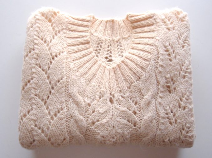 母の編み物・その１】－ウン十年前の「毛糸だま」に載っていたセーター 