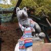 ロンドンの街中で見つけた編み物の作品や道具その1 ー屋外編ー