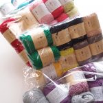 毛糸ピエロさんで糸を追加購入。コットン・ニィートシリーズはグラニースクエア編みに最適の糸です