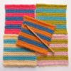 アフガン編みの編地が正方形にならない原因 Part 2ープレーン編みの角が丸まることと関係があった！？