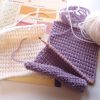 アフガン編みの編地が丸まってしまう問題（プレーン編みが正方形にならない問題の補足です）