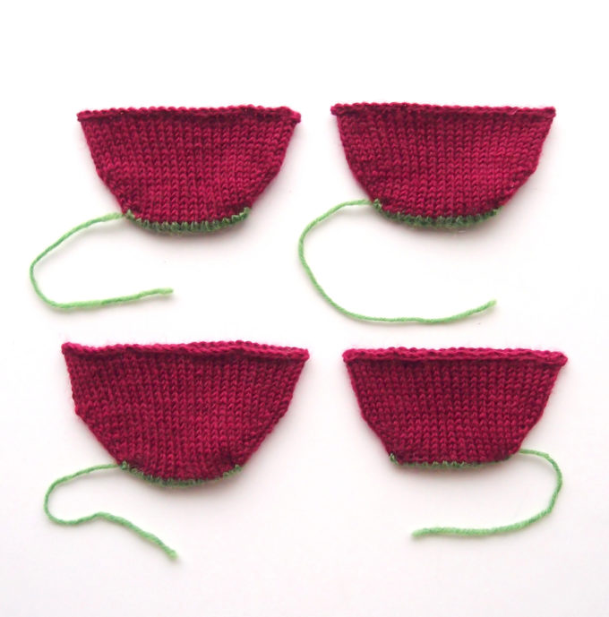 つま先から編む靴下( Toe-up socks ) でよく使われる作り目3種類を比較してみました