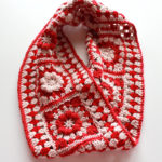 【Ravelry】”Granny Square Scarf” を編みました