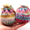【動画あり】Opal の残り糸で編む、小さい巾着の編み方（大きさ3種類）