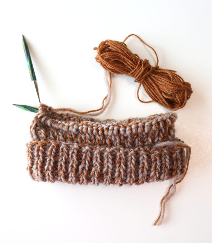 棒針編み初心者が初めて編む作品として、一番ふさわしいものは何だろう？と考える