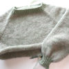 もっと簡単なラグランセーターの編み方 その3.  袖と身ごろの編み方、糸始末の方法とブロッキング（完成）